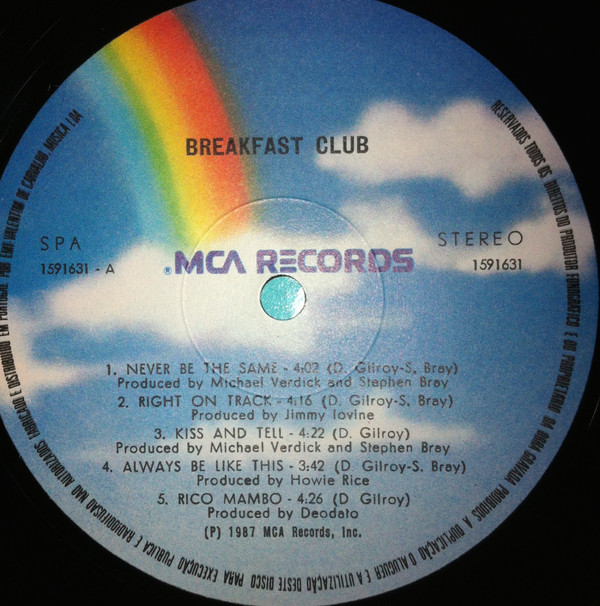 Breakfast Club - Breakfast Club | MCA Records (1591631)