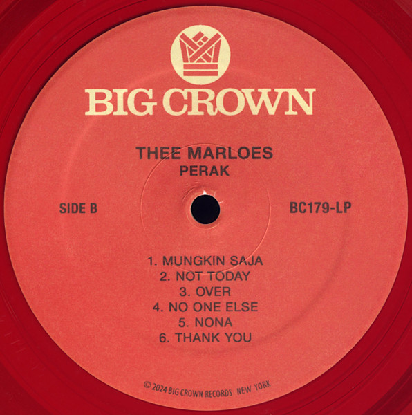Thee Marloes - Perak | Big Crown Records (BC179-LP) - 4 Thee Marloes - Perak | Big Crown Records (BC179-LP) - 4