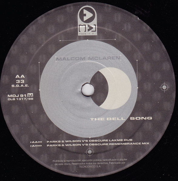 Malcolm McLaren - The Bell Song | Made In DJ (MDJ 91Ⓜ)