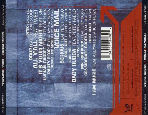 Timbaland & Magoo - Indecent Proposal | Blackground Records (7243 8 10946 2 4) - 2 Timbaland & Magoo - Indecent Proposal | Blackground Records (7243 8 10946 2 4) - 2