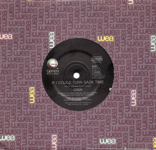 Cher - If I Could Turn Back Time | Geffen Records (7-22886) - 3