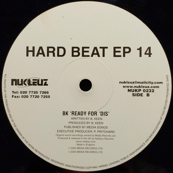 BK - Hard Beat EP 14 | Nukleuz (NUKP 0232) - 4