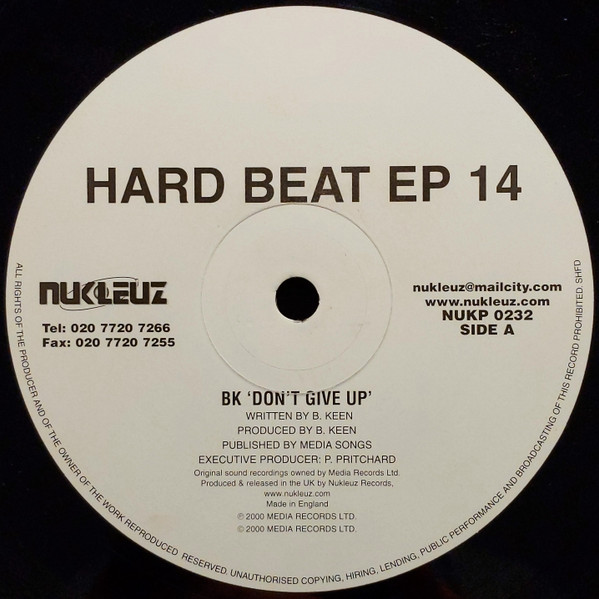 BK - Hard Beat EP 14 | Nukleuz (NUKP 0232) - 3