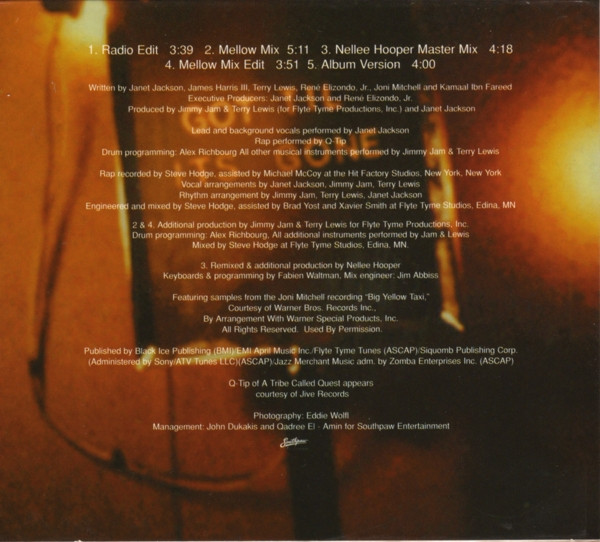 Janet Jackson Featuring Q-Tip And Joni Mitchell - Got 'Til It's Gone | Virgin (7243 8 94599 2 0) - 3