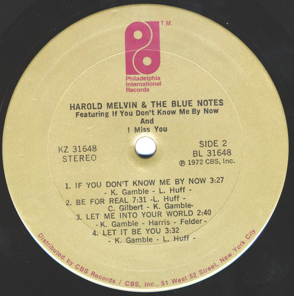 Harold Melvin And The Blue Notes - Harold Melvin & The Bluenotes | Philadelphia International Records (KZ 31648) - 4 Harold Melvin And The Blue Notes - Harold Melvin & The Bluenotes | Philadelphia International Records (KZ 31648) - 4