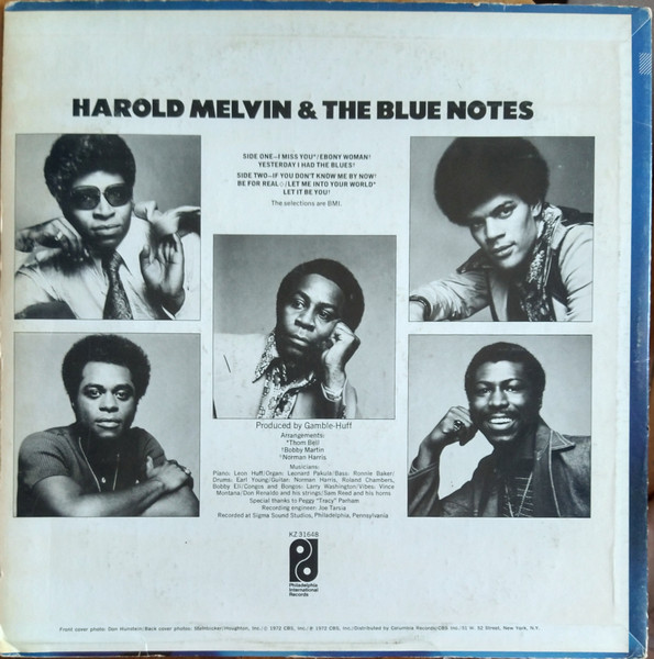 Harold Melvin And The Blue Notes - Harold Melvin & The Bluenotes | Philadelphia International Records (KZ 31648) - 2 Harold Melvin And The Blue Notes - Harold Melvin & The Bluenotes | Philadelphia International Records (KZ 31648) - 2
