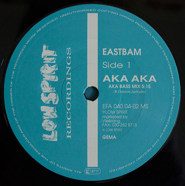 EastBam - Aka Aka | Low Spirit Recordings (EFA 040 04-02) - 3 EastBam - Aka Aka | Low Spirit Recordings (EFA 040 04-02) - 3