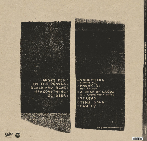 Wham Bam Bodyslam - Dancing Wrestling Burning Wood | SBÄM Records (SBAM17) - 2 Wham Bam Bodyslam - Dancing Wrestling Burning Wood | SBÄM Records (SBAM17) - 2