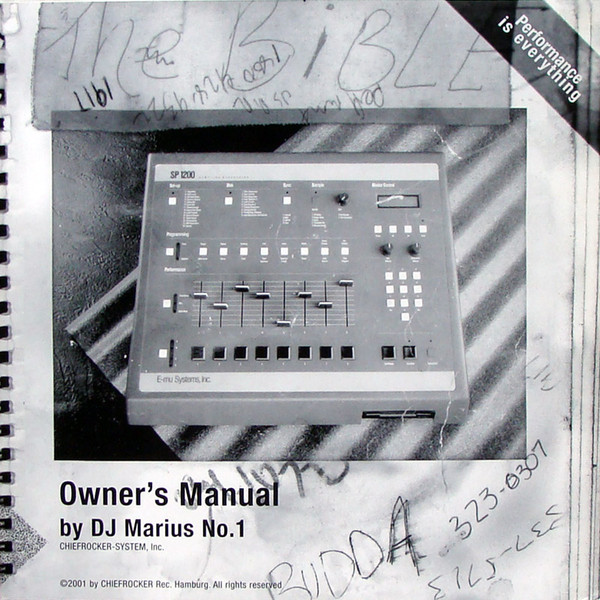 DJ Marius No. 1 - Owner's Manual | Chiefrocker Records (CR003)