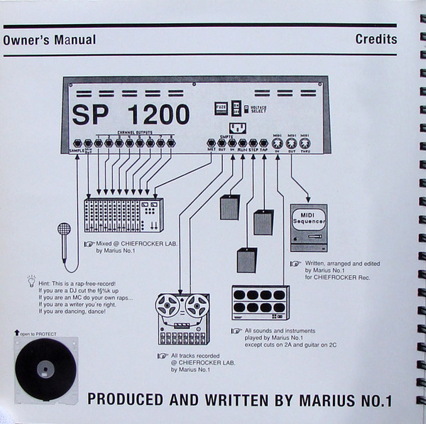 DJ Marius No. 1 - Owner's Manual | Chiefrocker Records (CR003) - 2 DJ Marius No. 1 - Owner's Manual | Chiefrocker Records (CR003) - 2