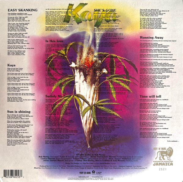 Bob Marley & The Wailers - Kaya | Tuff Gong (B0031906-01) - 2 Bob Marley & The Wailers - Kaya | Tuff Gong (B0031906-01) - 2