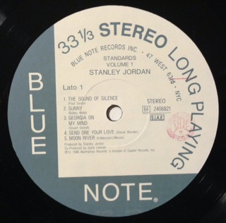 Stanley Jordan - Standards Volume 1 | Blue Note (64 2406821) - 2
