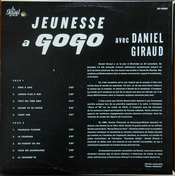 Daniel Giraud - Jeunesse A Go Go | Idéal (ID-4905) - 2