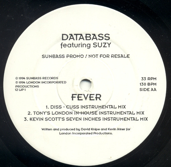 Databass Featuring Suzy - Fever | Sunbass Records (12 LIP 1) - 2 Databass Featuring Suzy - Fever | Sunbass Records (12 LIP 1) - 2