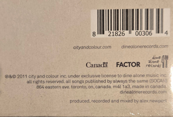 City And Colour - Little Hell | Dine Alone Records (DAV034) - 3 City And Colour - Little Hell | Dine Alone Records (DAV034) - 3