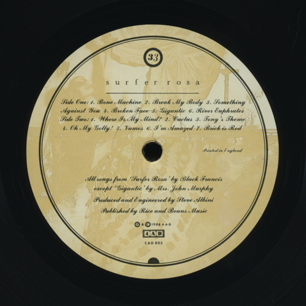 Pixies - Surfer Rosa | 4AD (CAD 803) - 2