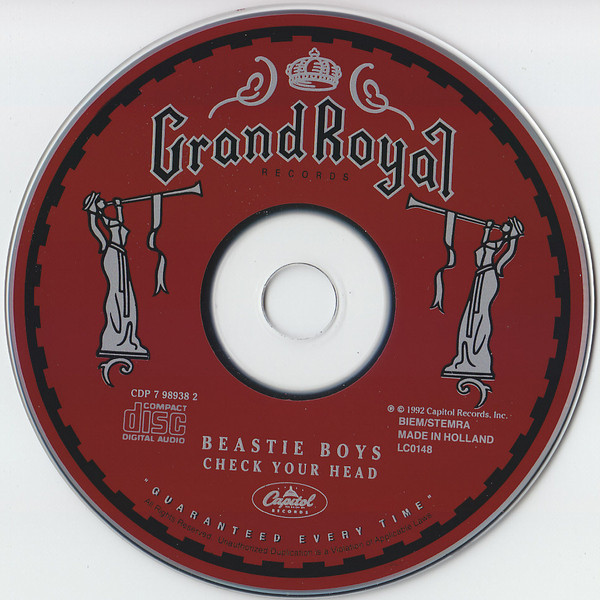 Beastie Boys - Check Your Head | Capitol Records (CDP·7 98938 2) - 3