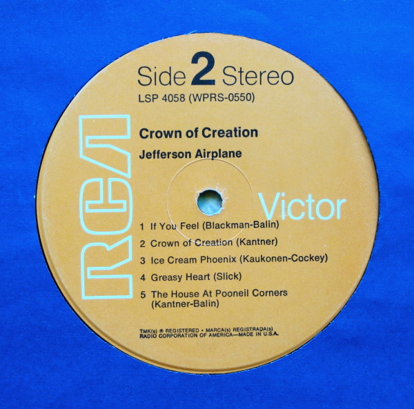 Jefferson Airplane - Crown Of Creation | RCA Victor (LSP 4058) - 4 Jefferson Airplane - Crown Of Creation | RCA Victor (LSP 4058) - 4