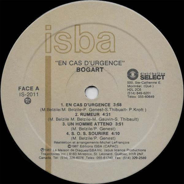 Bogart - En Cas D'Urgence | ISBA (IS 2011) - 3