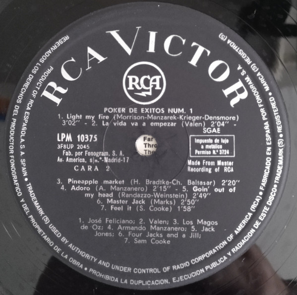 Various - Poker De Exitos N. 1 | RCA Victor (LPM 10375) - 4