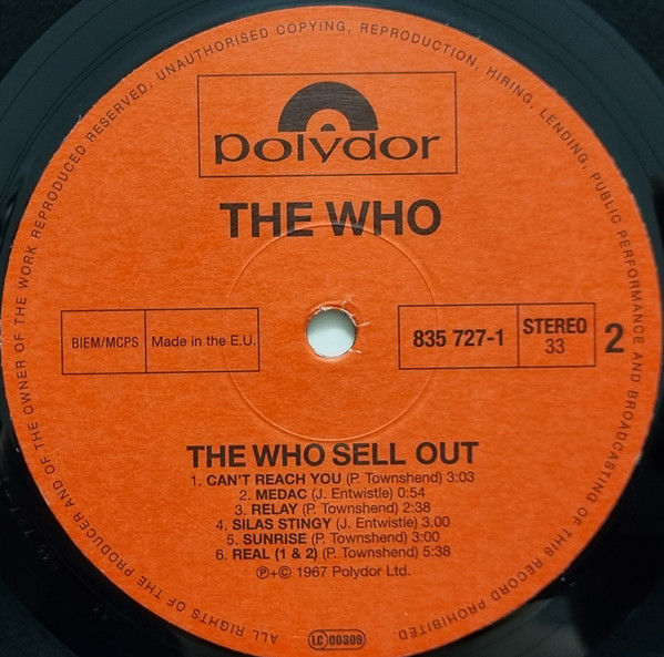 The Who - The Who Sell Out [Vinyl] | Polydor (835 727-1) - 4