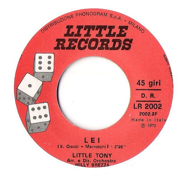 Little Tony - La Spada Nel Cuore | Little Records (LR 2002) - 4