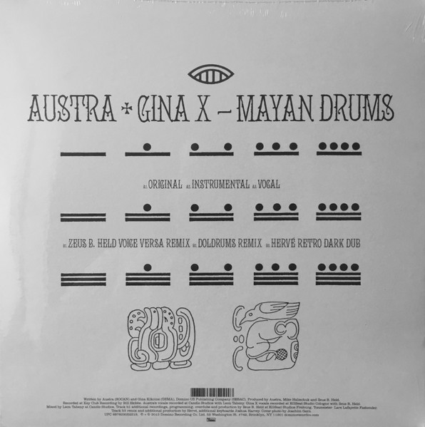 Austra + Gina X - Mayan Drums | Domino (RUG522T) - 2