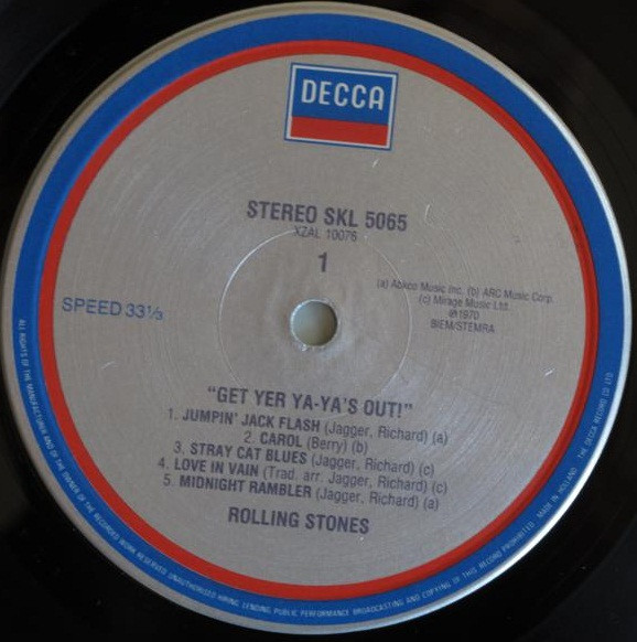 The Rolling Stones - Get Yer Ya-Ya's Out! - The Rolling Stones In Concert | Decca (SKL 5065) - 2 The Rolling Stones - Get Yer Ya-Ya's Out! - The Rolling Stones In Concert | Decca (SKL 5065) - 2