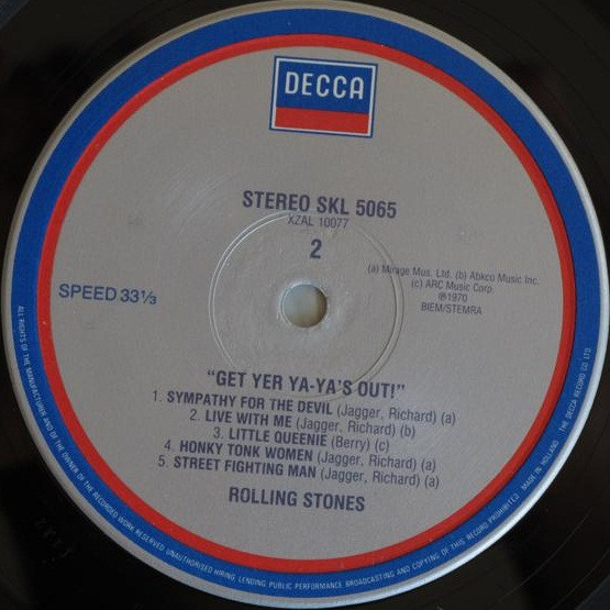 The Rolling Stones - Get Yer Ya-Ya's Out! - The Rolling Stones In Concert | Decca (SKL 5065) - 3 The Rolling Stones - Get Yer Ya-Ya's Out! - The Rolling Stones In Concert | Decca (SKL 5065) - 3