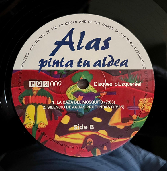 Alas - Pinta Tu Aldea | PQR-Disques plusqueréel (PQR 009) - 4 Alas - Pinta Tu Aldea | PQR-Disques plusqueréel (PQR 009) - 4