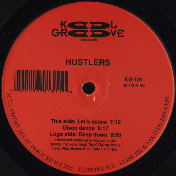 Hustlers - Let's Dance | Kool Groove Records (KG-131) - main