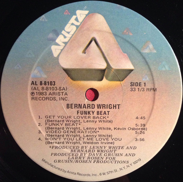 Bernard Wright - Funky Beat | Arista (AL 8-8103) - 3 Bernard Wright - Funky Beat | Arista (AL 8-8103) - 3