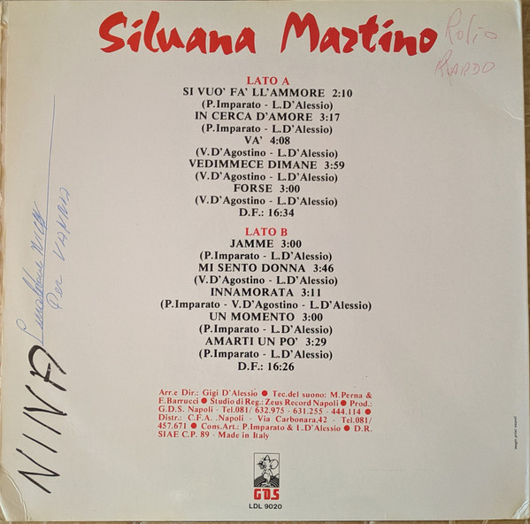 Silvana Martino - Silvana Martino | GDS (LDL 9020) - 2 Silvana Martino - Silvana Martino | GDS (LDL 9020) - 2