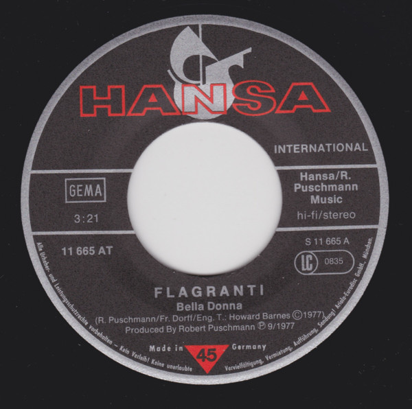 Flagranti - Bella Donna | Hansa International (11 665 AT) - 2