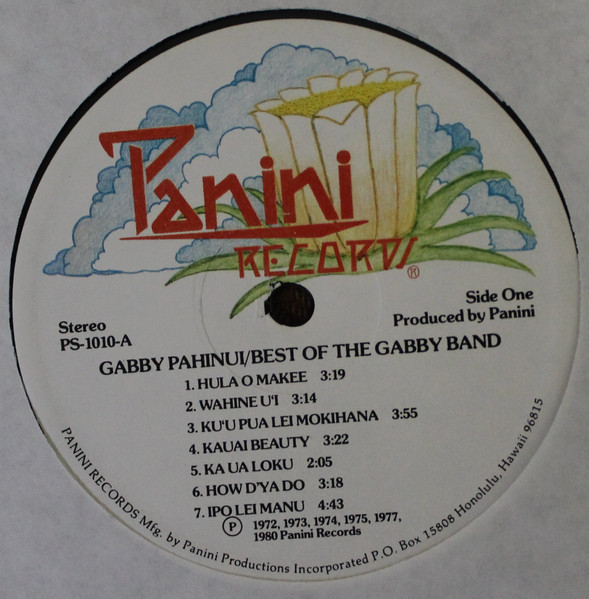 Gabby Pahinui - Best Of The Gabby Band 1972-1977 | Panini Records (PS-1010) - 3 Gabby Pahinui - Best Of The Gabby Band 1972-1977 | Panini Records (PS-1010) - 3