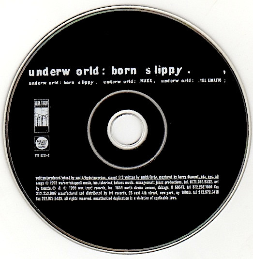 Underworld - Born Slippy | Wax Trax! Records (TVT 8731-2) - 2