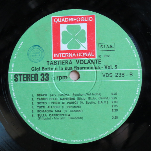 Gigi Botto - Tastiera Volante - Vol. 5 | Quadrifoglio International (VDS 238) - 4