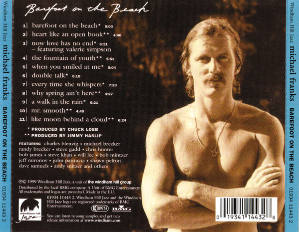 Michael Franks - Barefoot On The Beach | Windham Hill Jazz (01934 11443 2) - 2