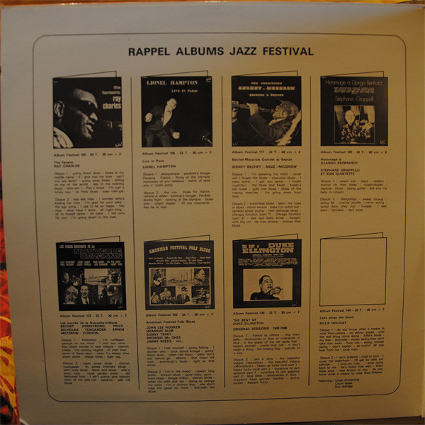 Sidney Bechet - The Best Original Sessions Of Sidney Bechet | Disques Festival (ALB 139) - 3