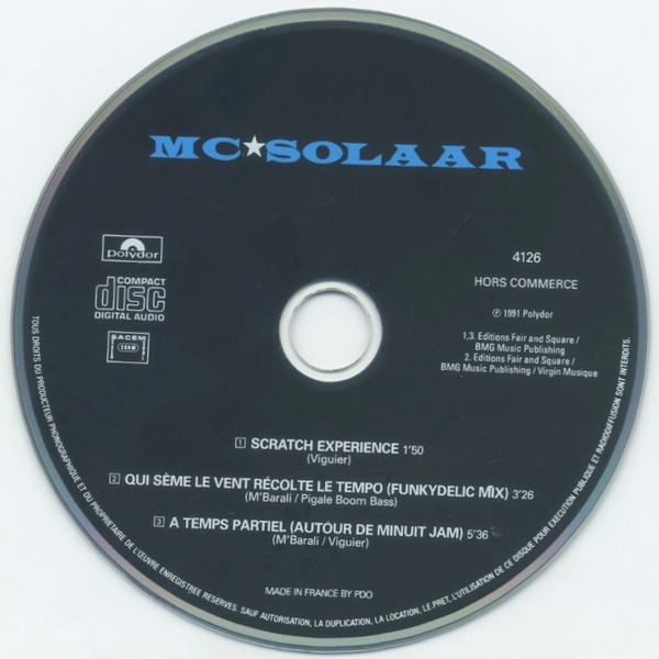 MC Solaar - Mc Solaar | Polydor (4126) - 3