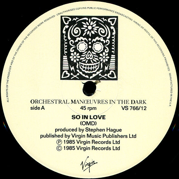 Orchestral Manoeuvres In The Dark - So In Love | Virgin (VS 766/12) - 3