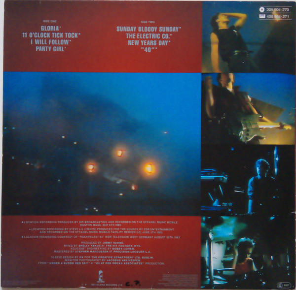 U2 - Live "Under A Blood Red Sky" | Island Records (205 904-270) - 2 U2 - Live "Under A Blood Red Sky" | Island Records (205 904-270) - 2