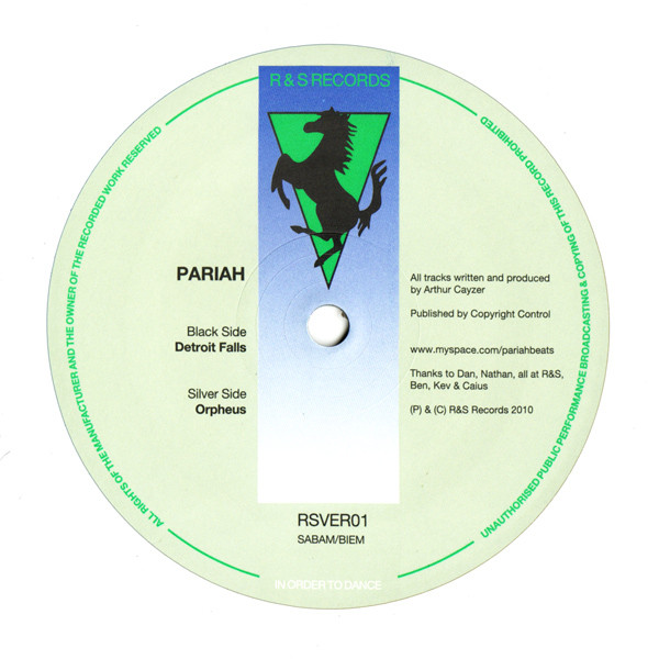 Pariah - Detroit Falls / Orpheus | R & S Records (RSVER01) - main
