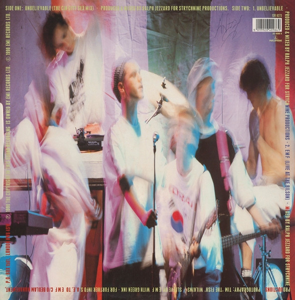 EMF - Unbelievable | Parlophone (12R 6273) - 2 EMF - Unbelievable | Parlophone (12R 6273) - 2