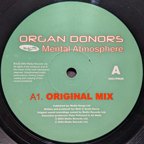 Organ Donors - Mental Atmosphere | Nukleuz (0621PNUK) - 3