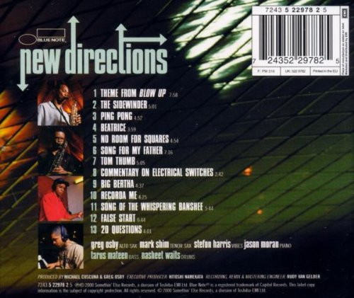 Stefon Harris / Jason Moran / Greg Osby / Mark Shim - New Directions | Blue Note (7243 5 22978 2 5) - main