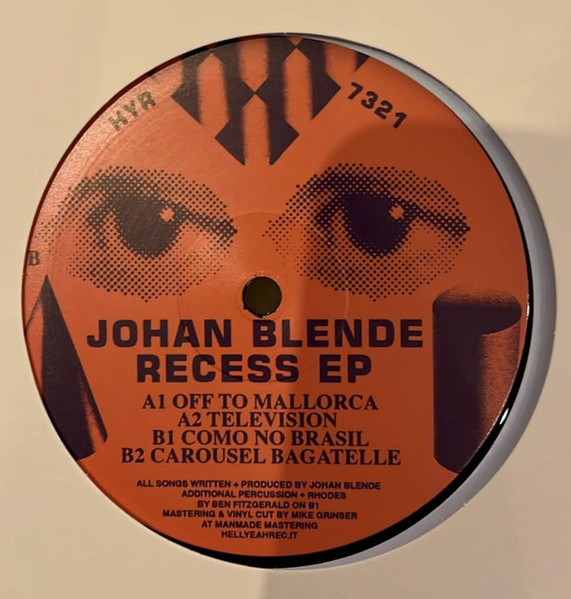 Blende - Recess Ep | Hell Yeah Recordings (HYR 7321) - main Blende - Recess Ep | Hell Yeah Recordings (HYR 7321) - main