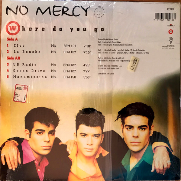 No Mercy - Where Do You Go | Do It Yourself (DIY 9610) - 2 No Mercy - Where Do You Go | Do It Yourself (DIY 9610) - 2