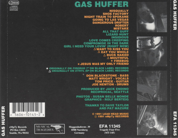 Gas Huffer - Janitors Of Tomorrow | Empty Records (MT-145) - 2