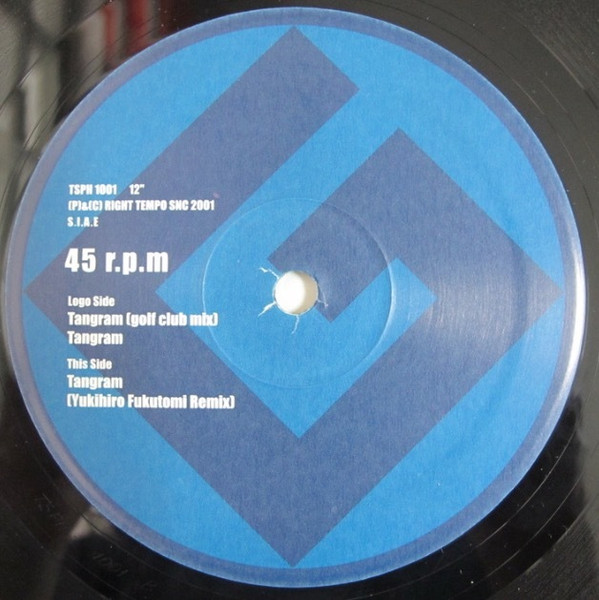 Gak Sato - Tangram EP (Remixes By Flanger & Yukihiro Fukutomi) | Temposphere (TSPH 1001 12") - 3 Gak Sato - Tangram EP (Remixes By Flanger & Yukihiro Fukutomi) | Temposphere (TSPH 1001 12") - 3